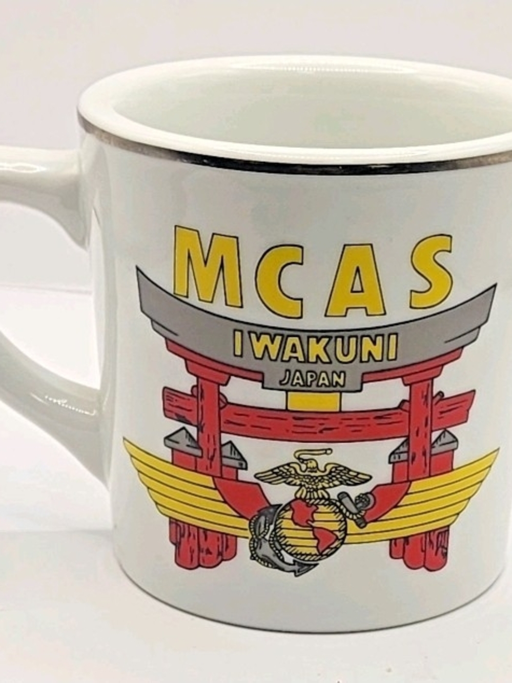 MCAS Iwakuni Japan White Ceramic Mug